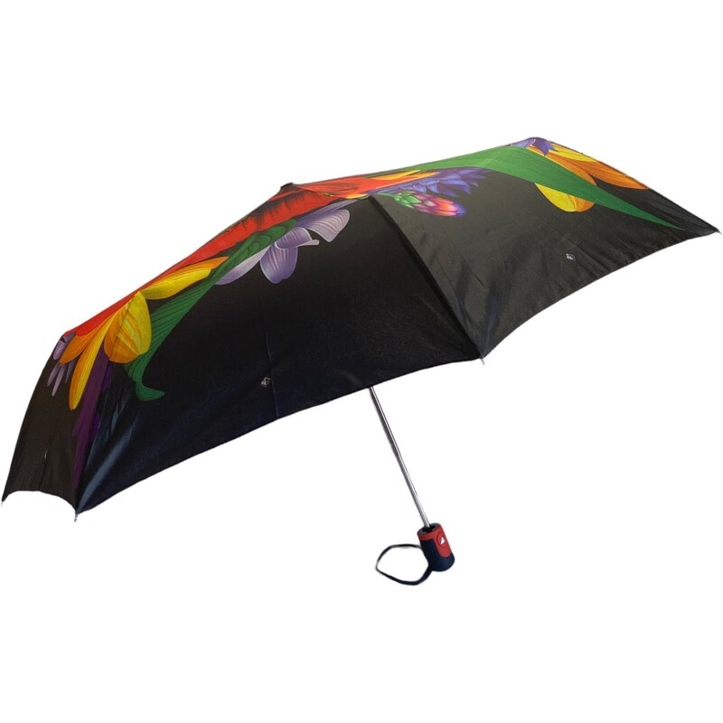 Swifts Skladácí deštník s motivem černá 1130