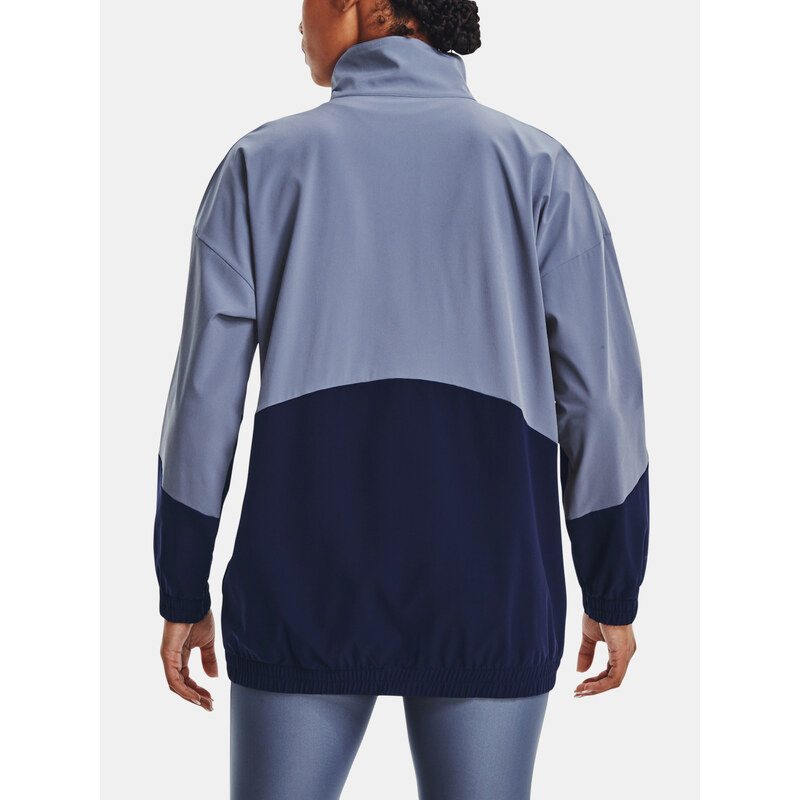 Under Armour Bunda Woven FZ Oversized Jacket-PPL - Dámské