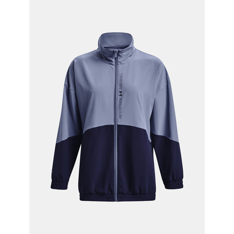 Under Armour Bunda Woven FZ Oversized Jacket-PPL - Dámské