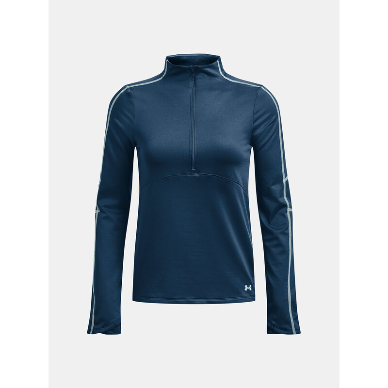 Under Armour Tričko UA Train CW 1/2 Zip-BLU - Dámské