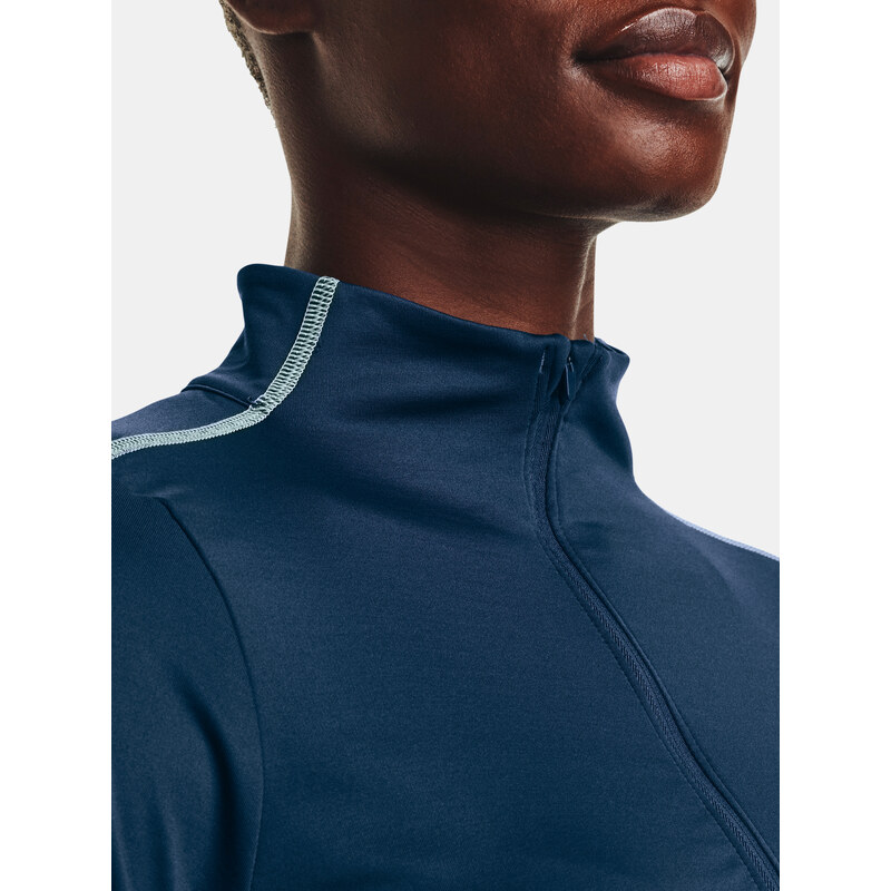 Under Armour Tričko UA Train CW 1/2 Zip-BLU - Dámské