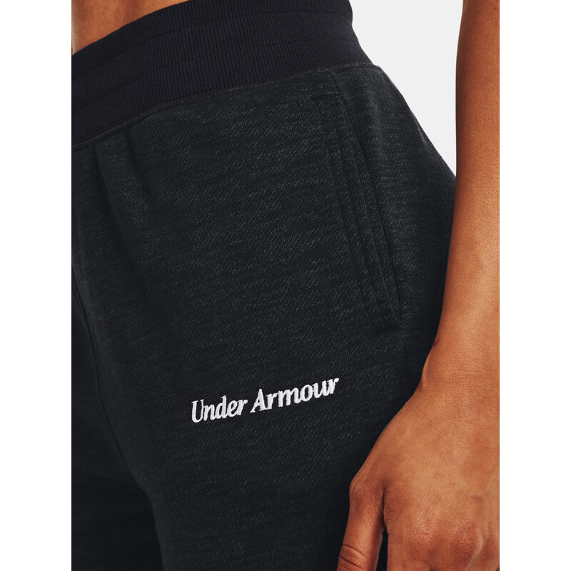 Under Armour Tepláky Essential Script Pant-BLK - Dámské