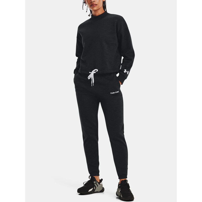 Under Armour Tepláky Essential Script Pant-BLK - Dámské