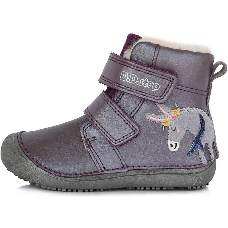 Dívčí barefoot zimní boty D.D.step W063-511A