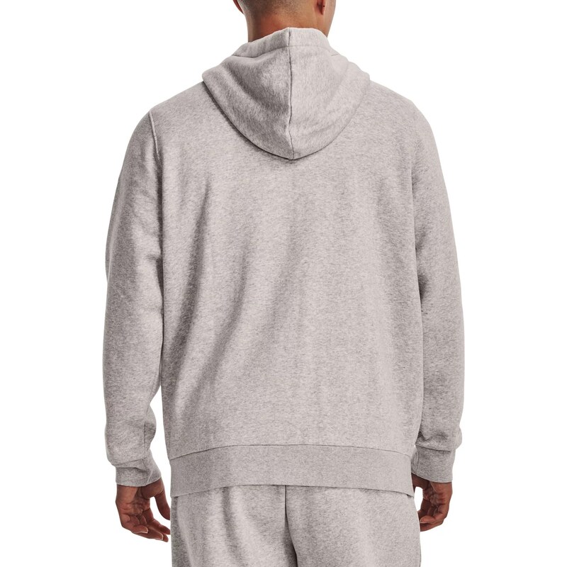 Mikina s kapucí Under Armour UA Essential Fleece FZ Hood-GRY 1373881-592