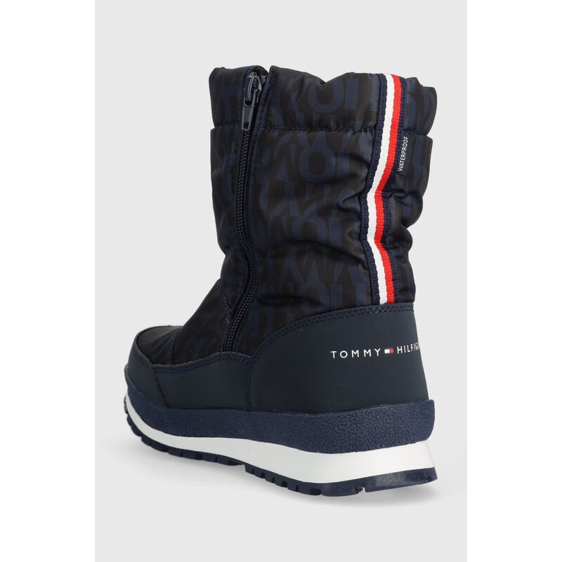 Dětské sněhule Tommy Hilfiger tmavomodrá barva