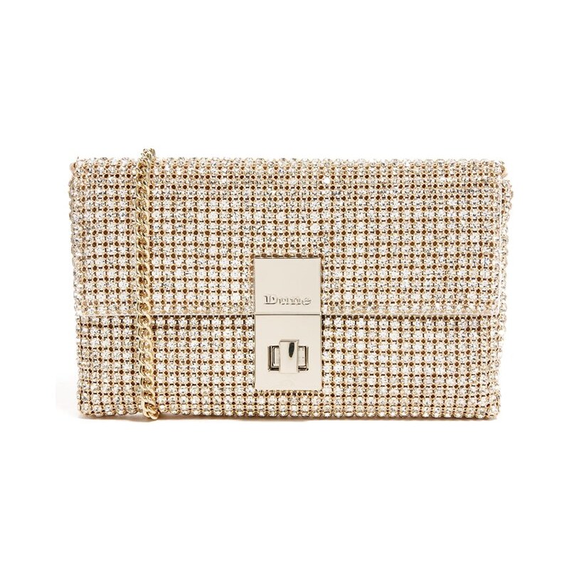 Dune Eliza Xrystal Clutch With Chain Strap