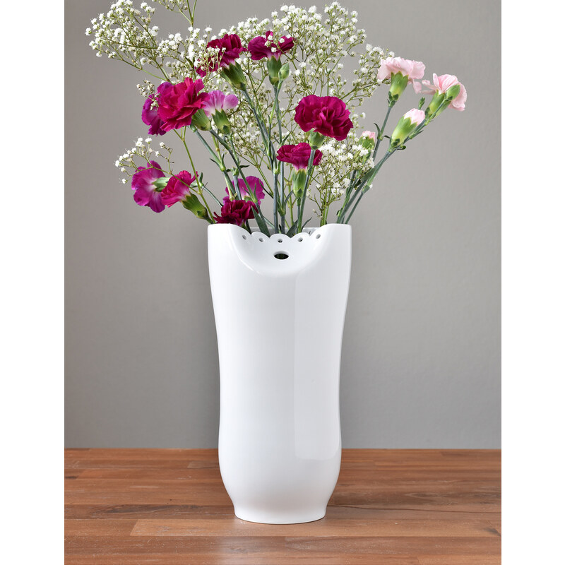 Porcelánová váza - Krajka