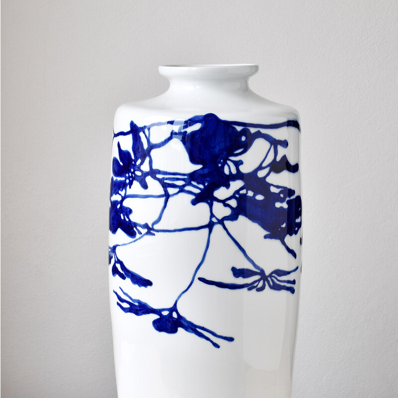 Porcelánová váza 53 cm - Stíny