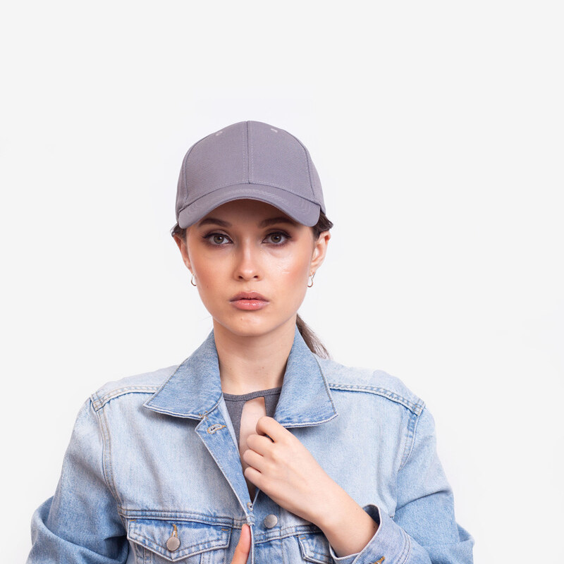 Shelvt Women's baseball cap Shelovet light gray