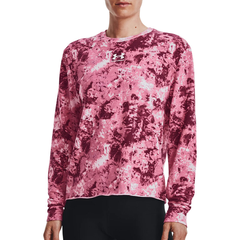 Mikina Under Armour Rival Terry Print Crew 1373036-669