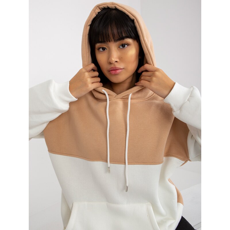RUE PARIS Sweatshirt-AP-BL-AP-3001.98P-white-beige