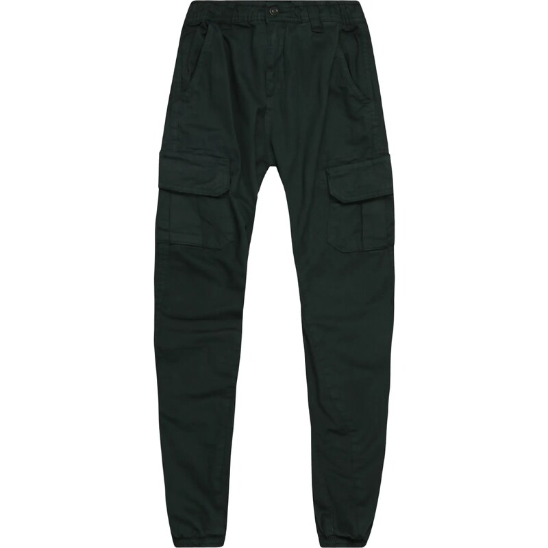 Urban Classics Kalhoty tmavě zelená
