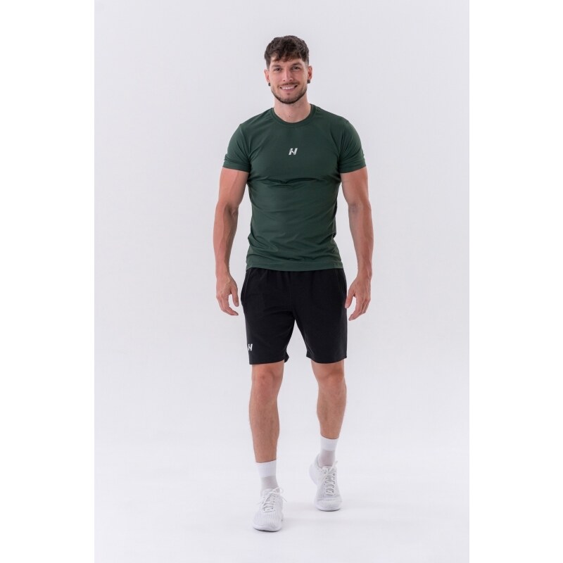 NEBBIA - Bodybuilding tričko 327 (dark green)