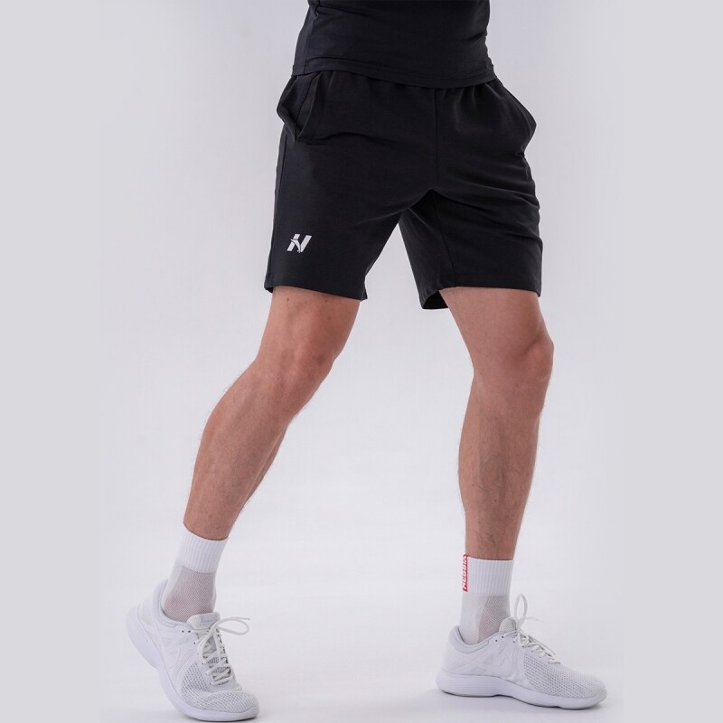 NEBBIA - Fitness kraťasy pánské 319 (black)