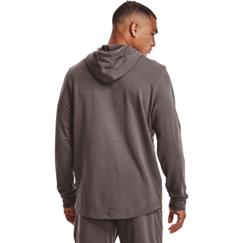 Under Armour UA Rival Terry Logo Hoodie-BRN Brown