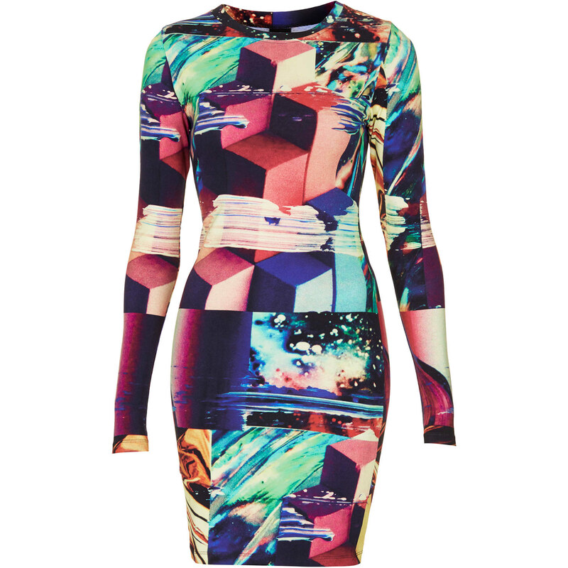 Topshop **Paint Cube Conny Dress by Illustrated People