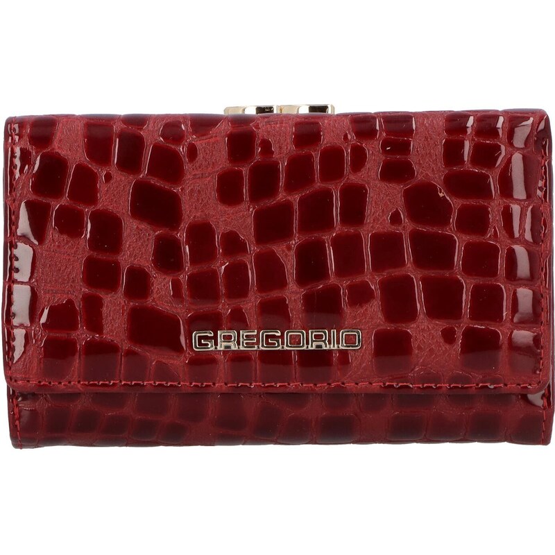Dámská kožená peněženka tmavě červená - Gregorio Olivia červená