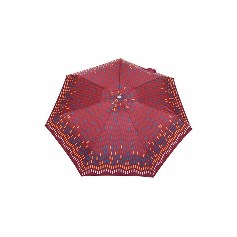 Parasol Skládací deštník střední Čárkování, červená