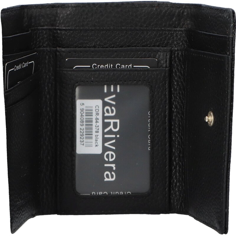 Dámská kožená peněženka černá - Ellini Vextra černá