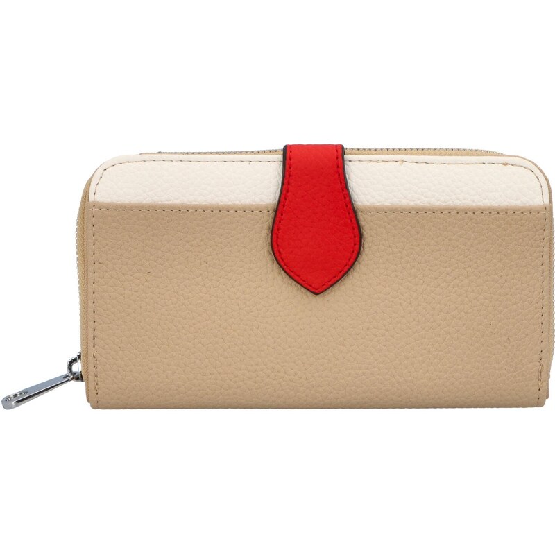 MaxFly Kombinovaná dámská koženková peněženka Simonee, zemitá