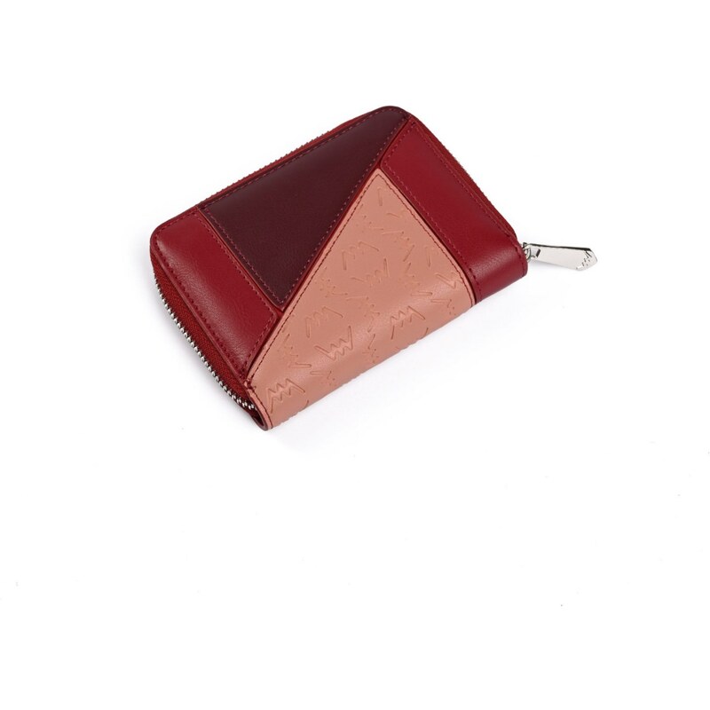 Trendová dámská koženková peněženka VUCH Marico, červená