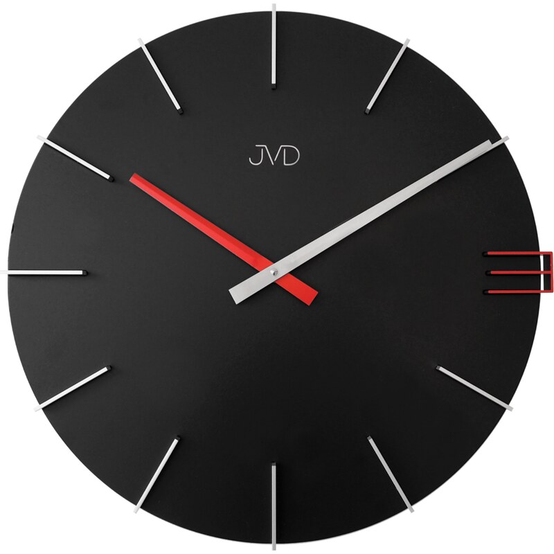 Moderní nástěnné hodiny JVD HC44.2 černé
