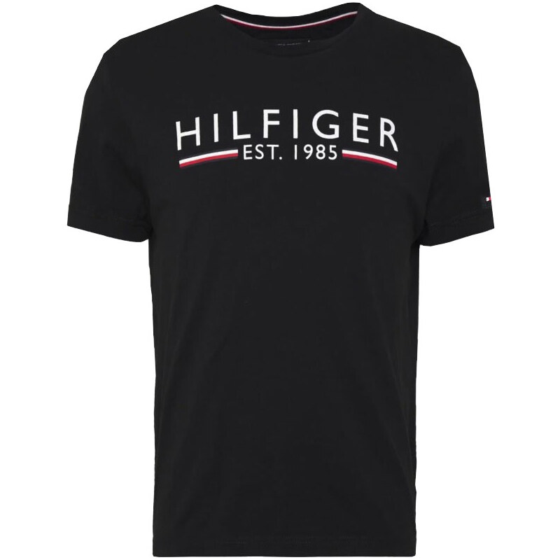 Pánské černé triko Tommy Hilfiger