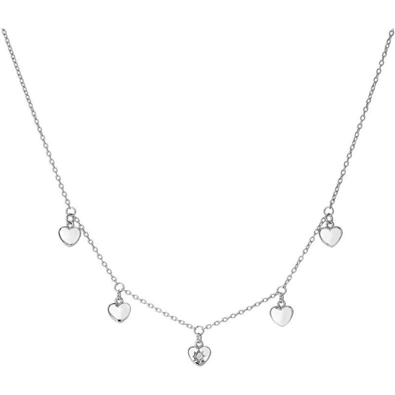 Stříbrný náhrdelník Hot Diamonds Most Loved DN160Stříbrný náhrdelník Hot Diamonds Most Loved DN160
