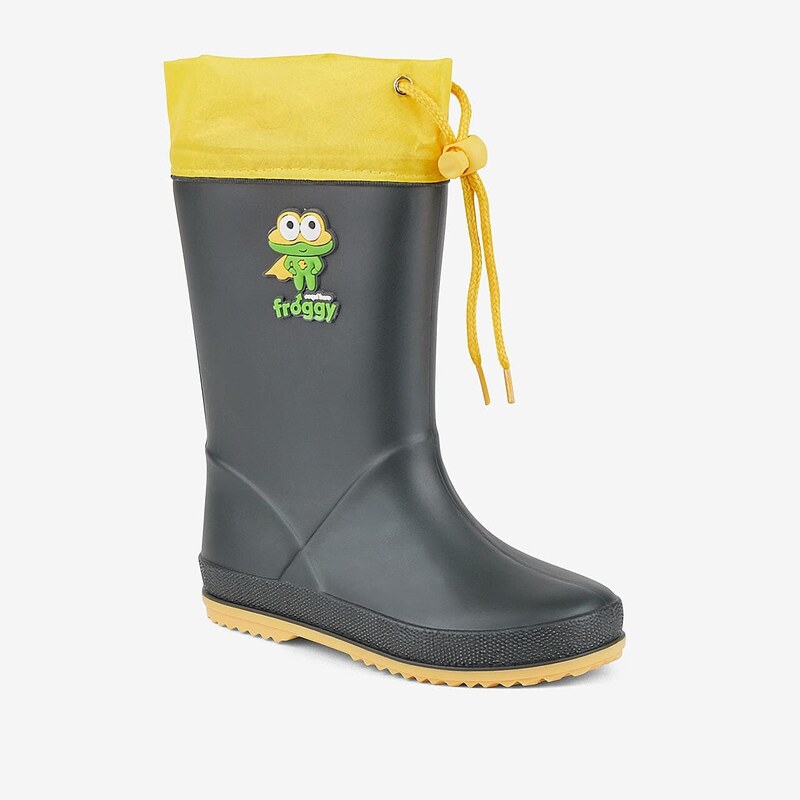 Dětské zateplené holínky Coqui Rainy Collar Hero