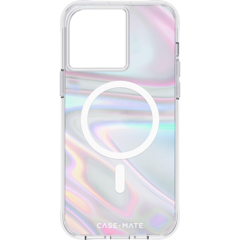 Ochranný kryt pro iPhone 14 Pro MAX - Case Mate, Soap Bubble Iridescent MagSafe