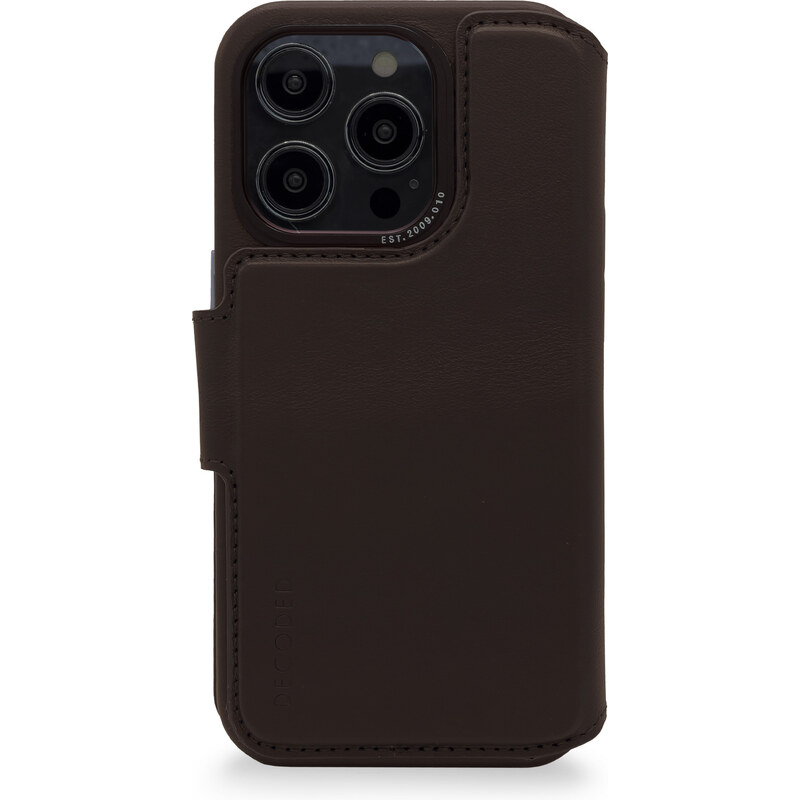 Ochranné pouzdro na iPhone 14 Pro - Decoded, 2in1 Detachable Wallet Brown