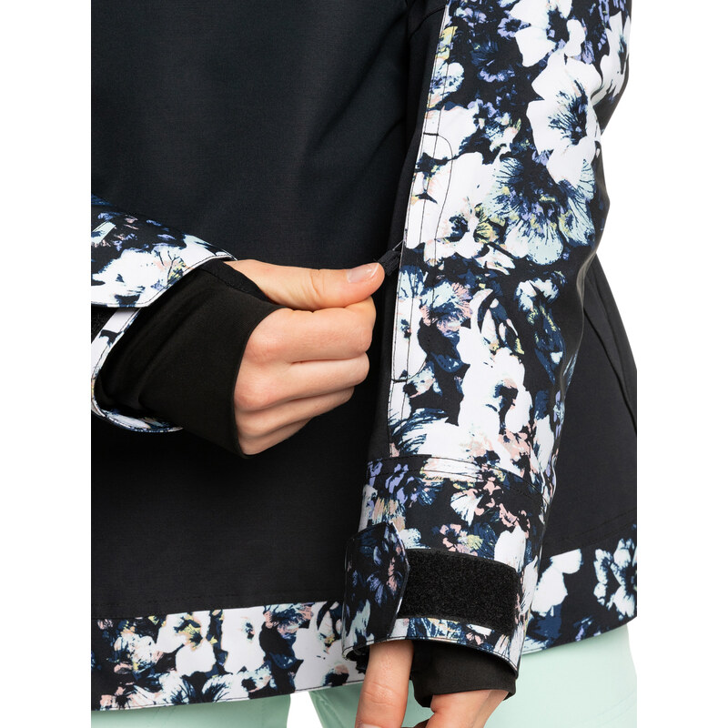 Bunda Roxy Shelter kvj1 true black black flowers