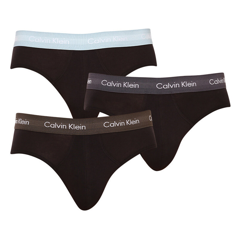 3PACK pánské slipy Calvin Klein vícebarevné (U2661G-6EW)