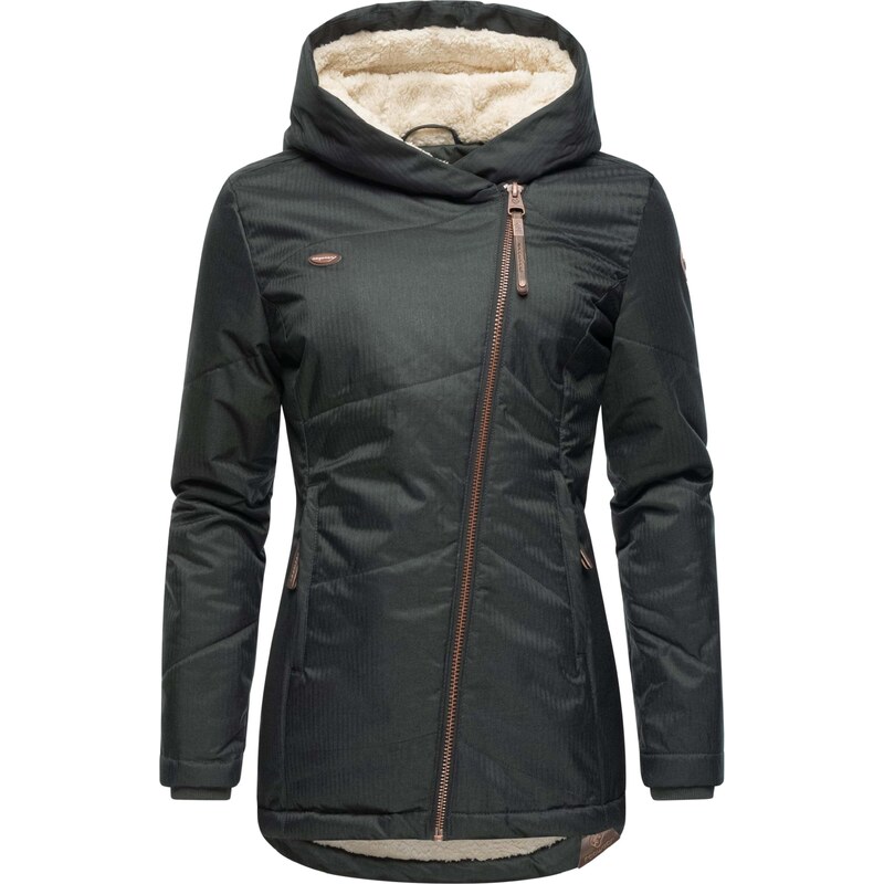 Ragwear Zimní bunda Gordon krémová / jedle