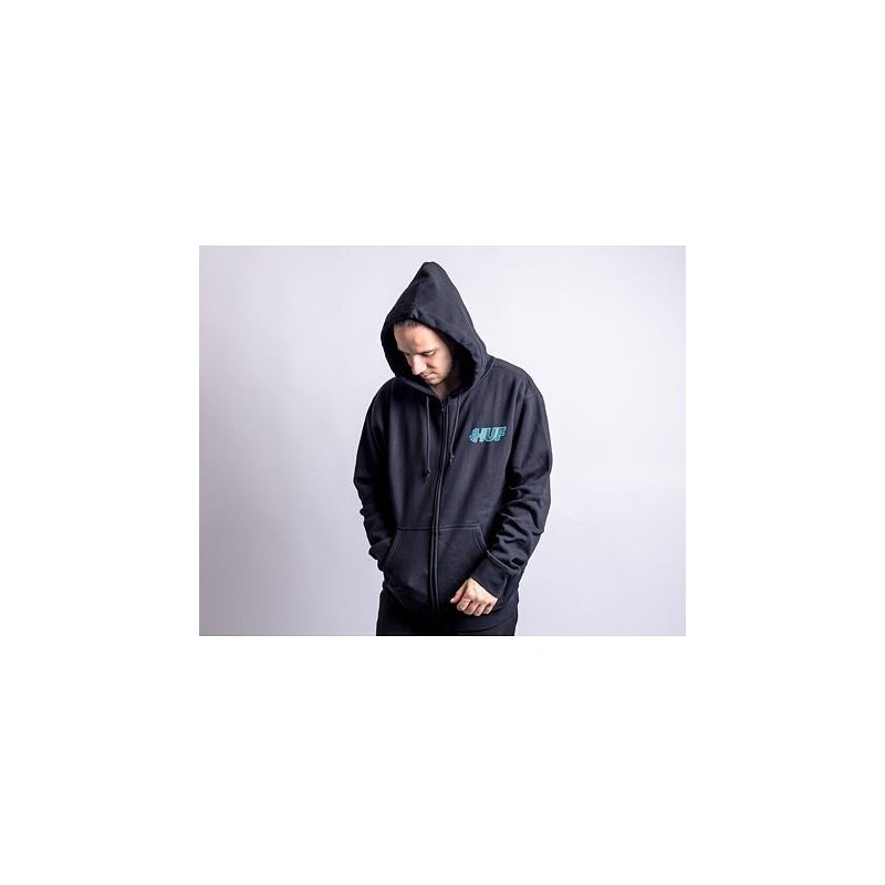 Mikina HUF Enforcer Hoodie Black