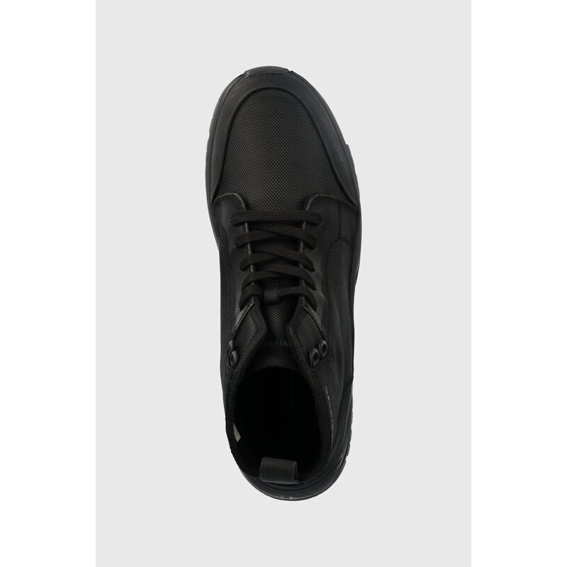 Boty Calvin Klein Jeans Hiking Laceup Boot pánské, černá barva
