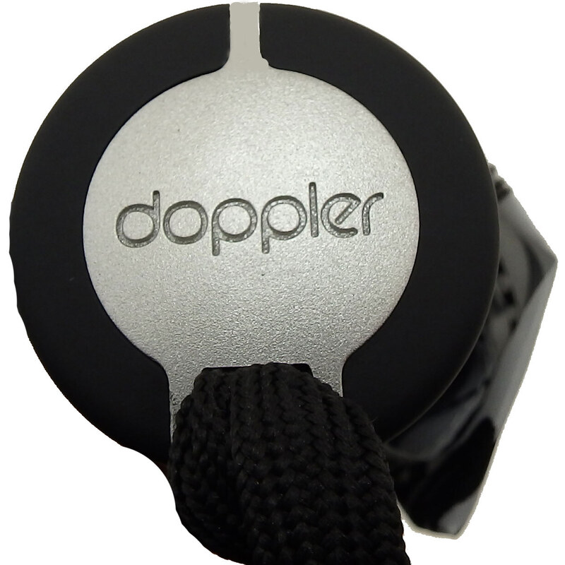 DÁMSKÝ DEŠTNÍK DOPPLER FIBERGLAS MINI SCRIBBLE BLACK