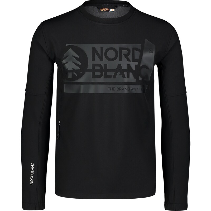 Nordblanc Černá pánská softshellová mikina DECOMPONATE