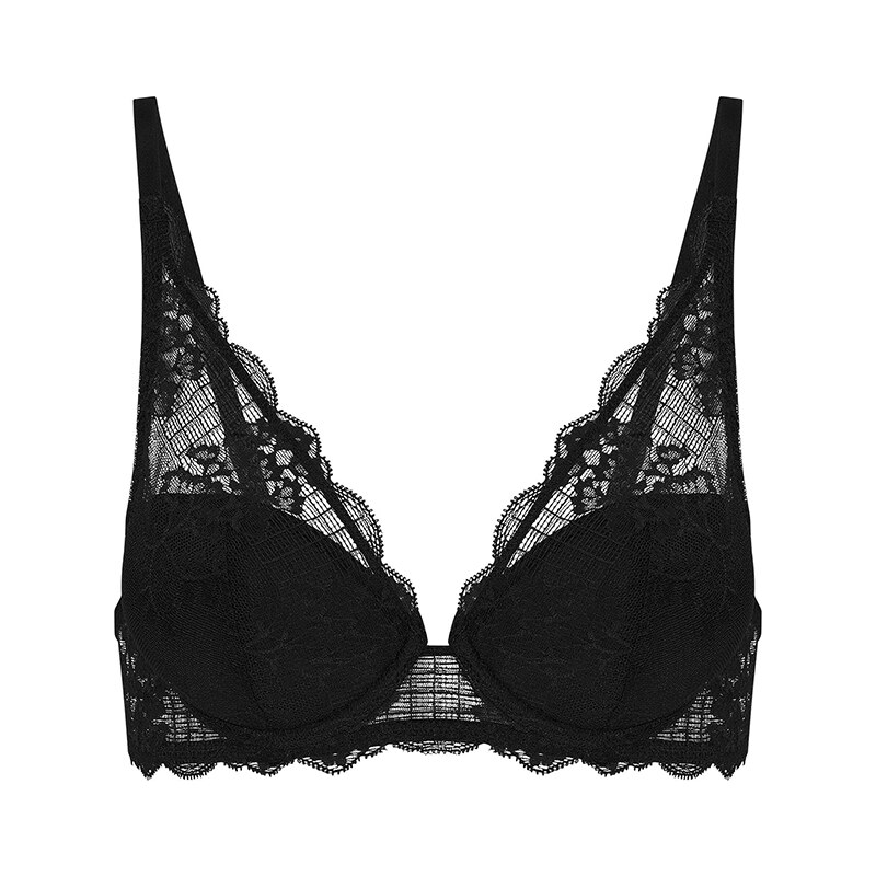 Podprsenka TRIANGLE PUSH UP 12Z347 Black(015) - Simone Perele