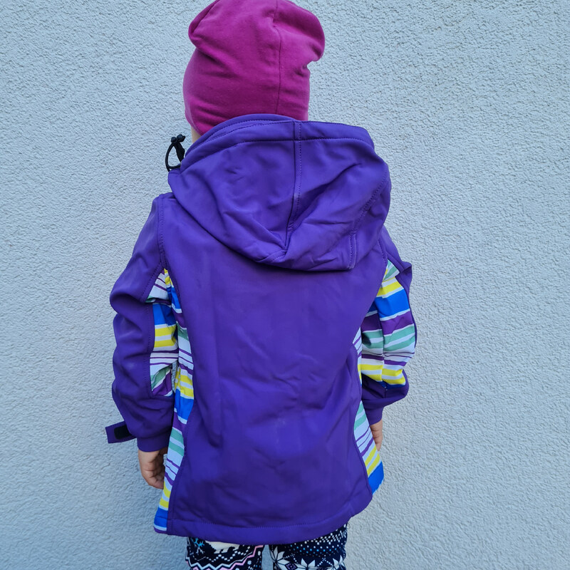 Dívčí softshellová bunda - NEVEREST I-42612 - celofialová