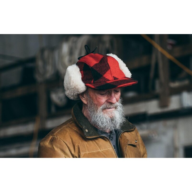 Filson Double Mackinaw Wool Cap - Red