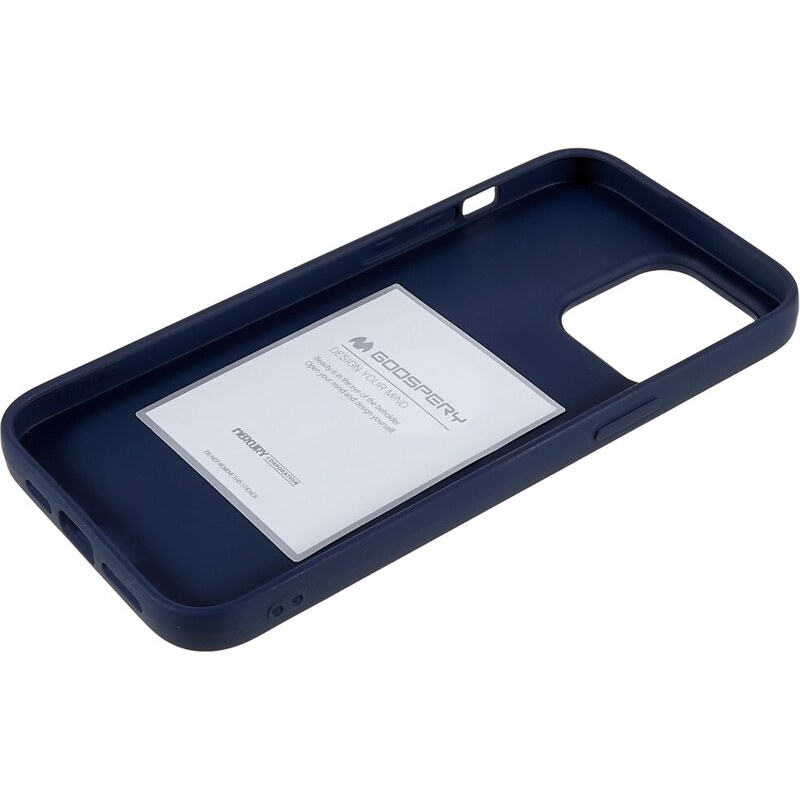 Ochranný kryt pro iPhone 14 Pro MAX - Mercury, Soft Feeling Midnight Blue