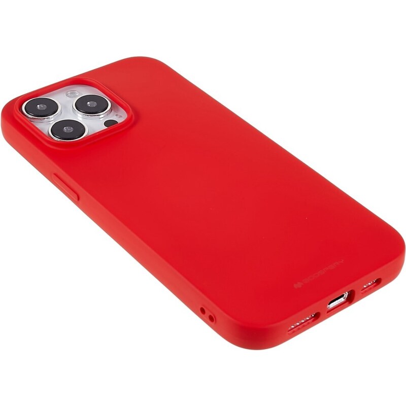 Ochranný kryt na iPhone 15 Pro MAX - Mercury, Soft Feeling Red