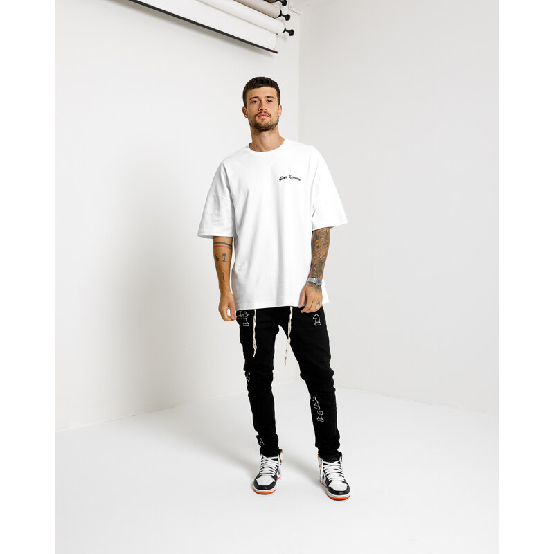 Don Lemme Oversized Triko Castling - white