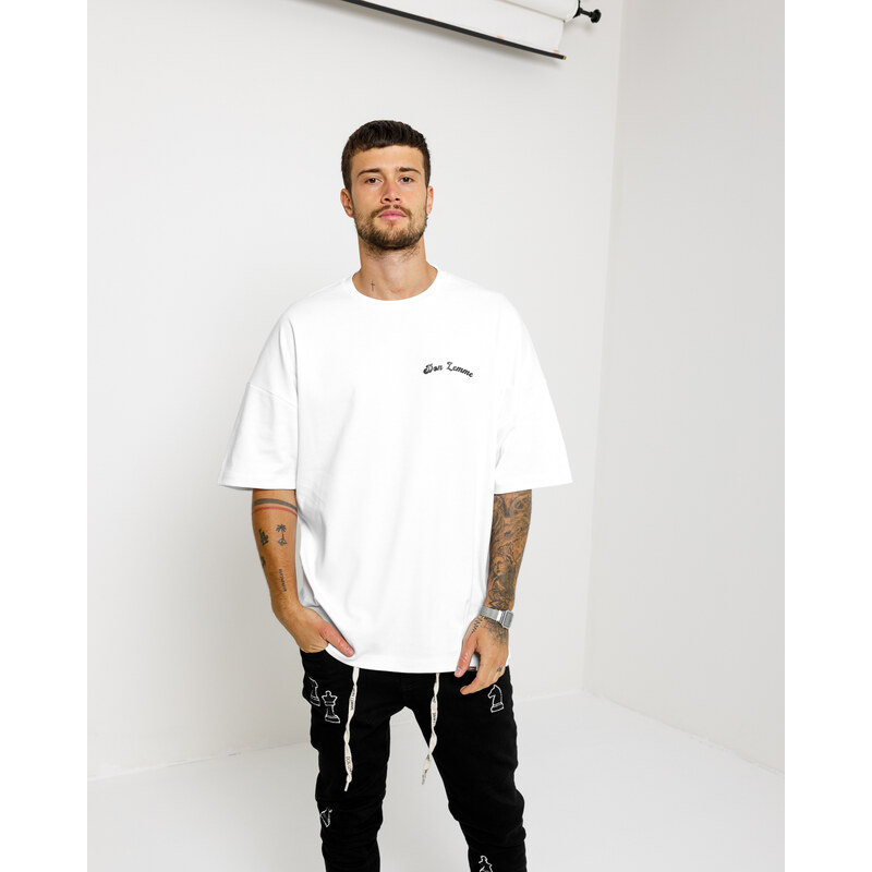 Don Lemme Oversized Triko Castling - white