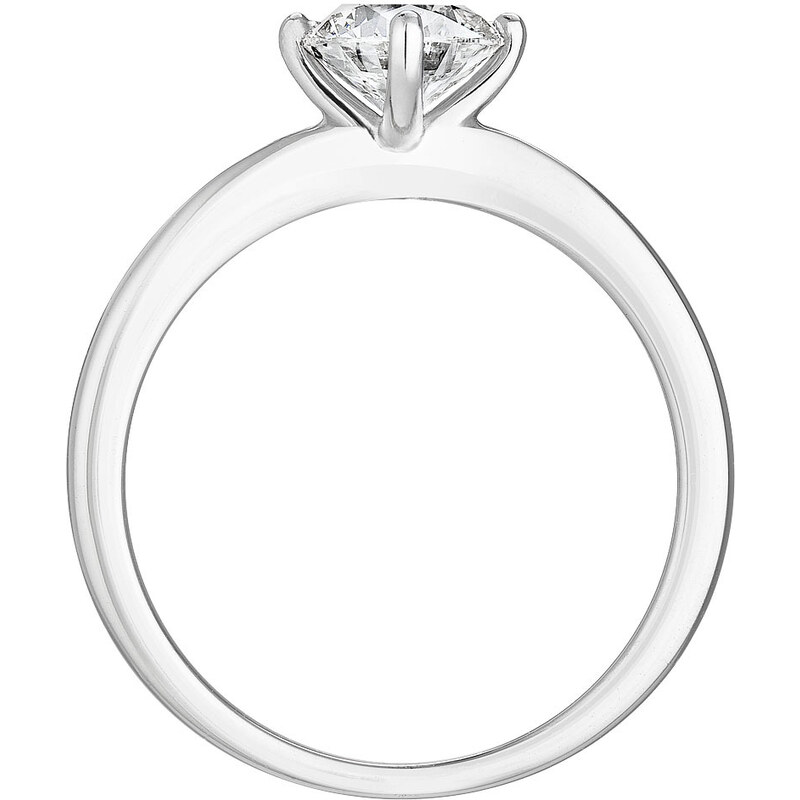 Tiami Prsten z bílého zlata s diamantem Charm