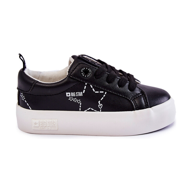 BIG STAR SHOES Dětská sportovní obuv Šněrovací Big Star KK374223 Černe