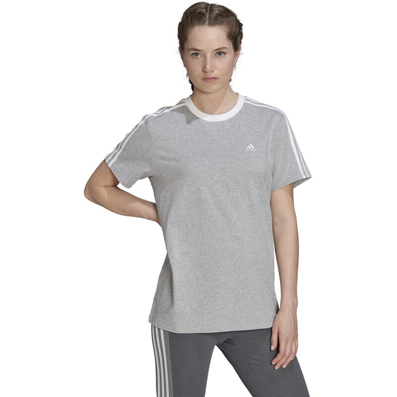 adidas Performance adidas Essentials 3-Stripes T-Shirt MGREYH