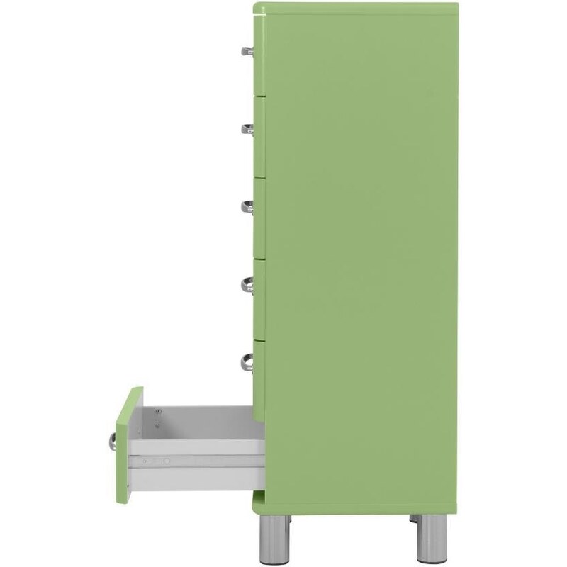 Zelená lakovaná komoda Tenzo Malibu 41 x 41 cm
